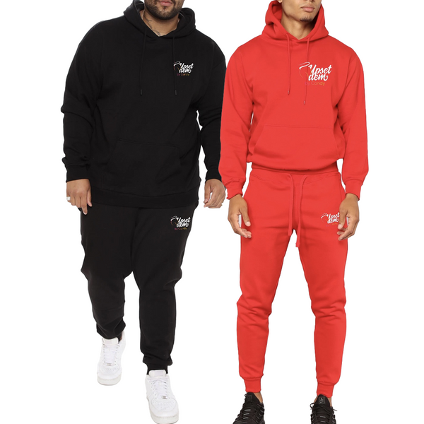 TruthorTruth Sesame/Black/Fire Red Jogger Set